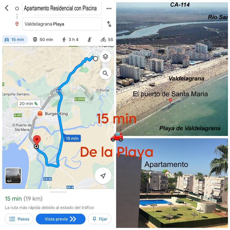 ヘレスApartamento Jerez Sur - Con Piscina Y Garajeアパートメント エクステリア 写真